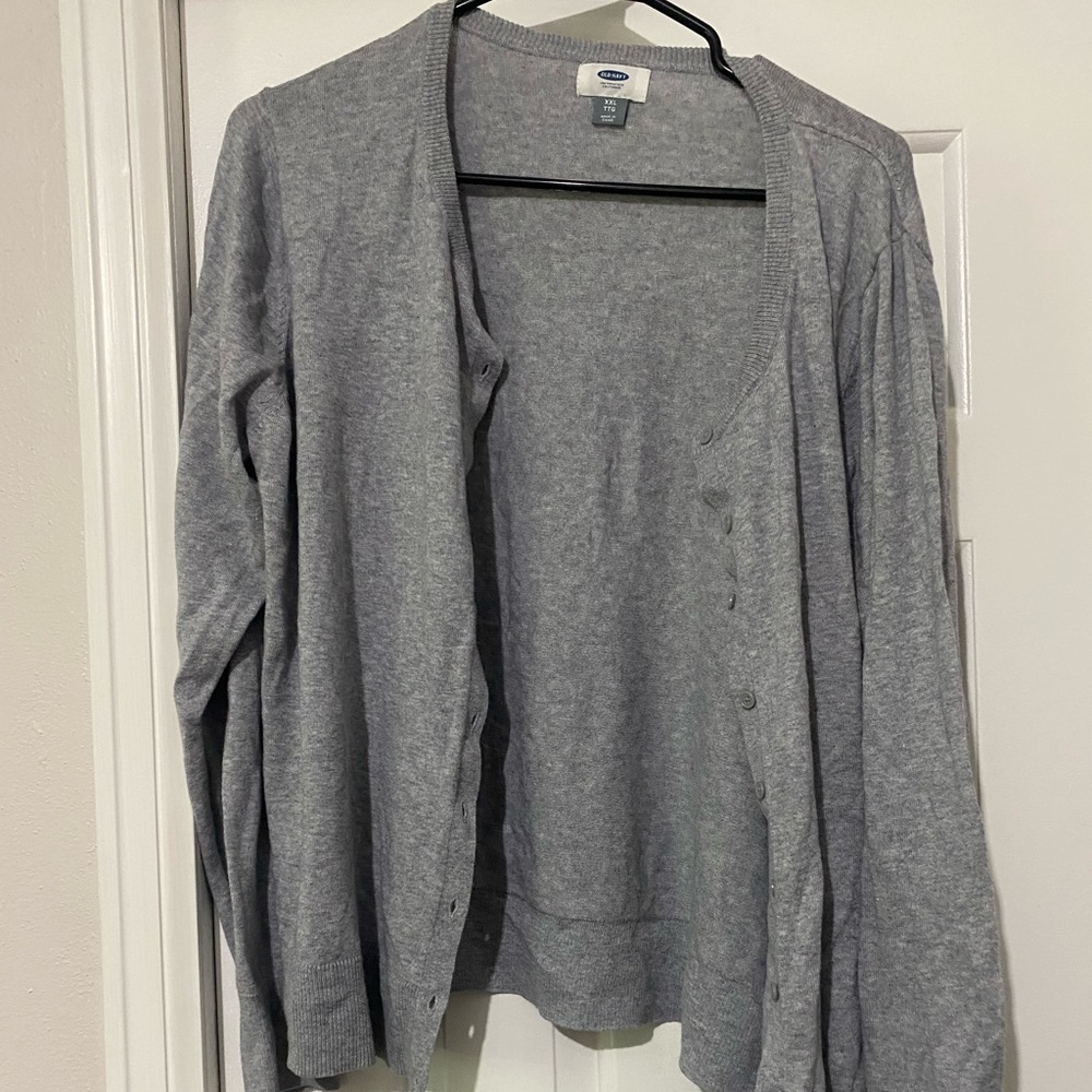 Gray Long Sleeved Sweater